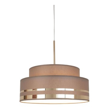 Lühter TAMI 1xE27/60W/230V d. 40 cm pruun/kuldne
