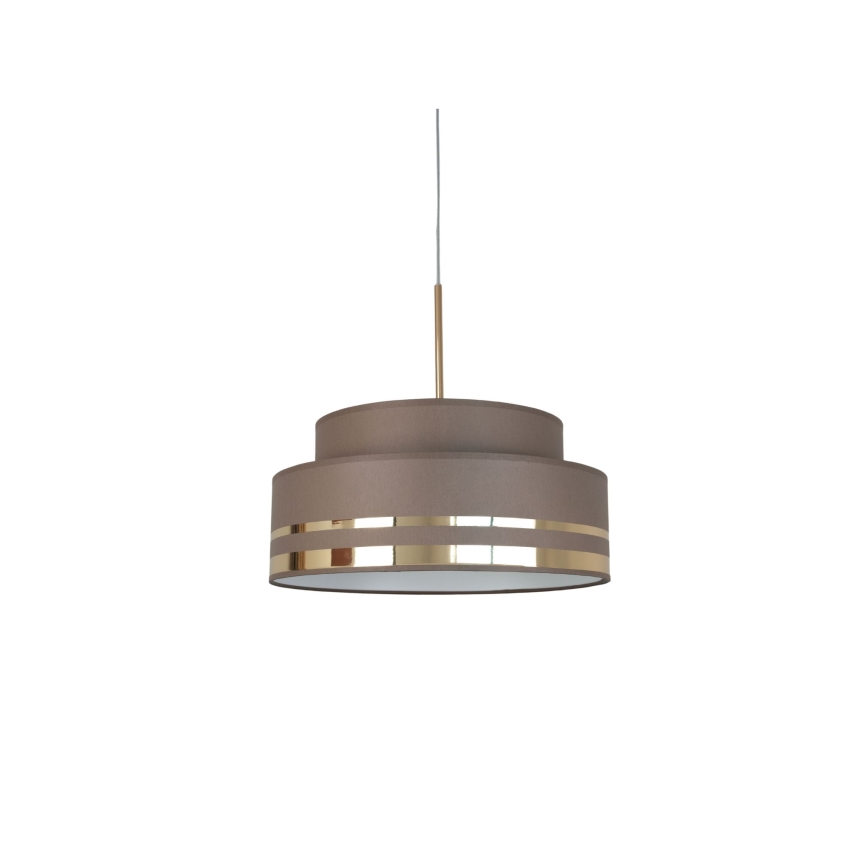 Lühter TAMI 1xE27/60W/230V d. 40 cm pruun/kuldne