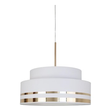 Lühter TAMI 1xE27/60W/230V kreemikas/kuldne