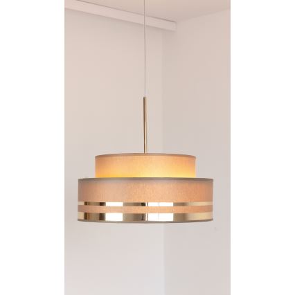 Lühter TAMI 1xE27/60W/230V pruun/kuldne