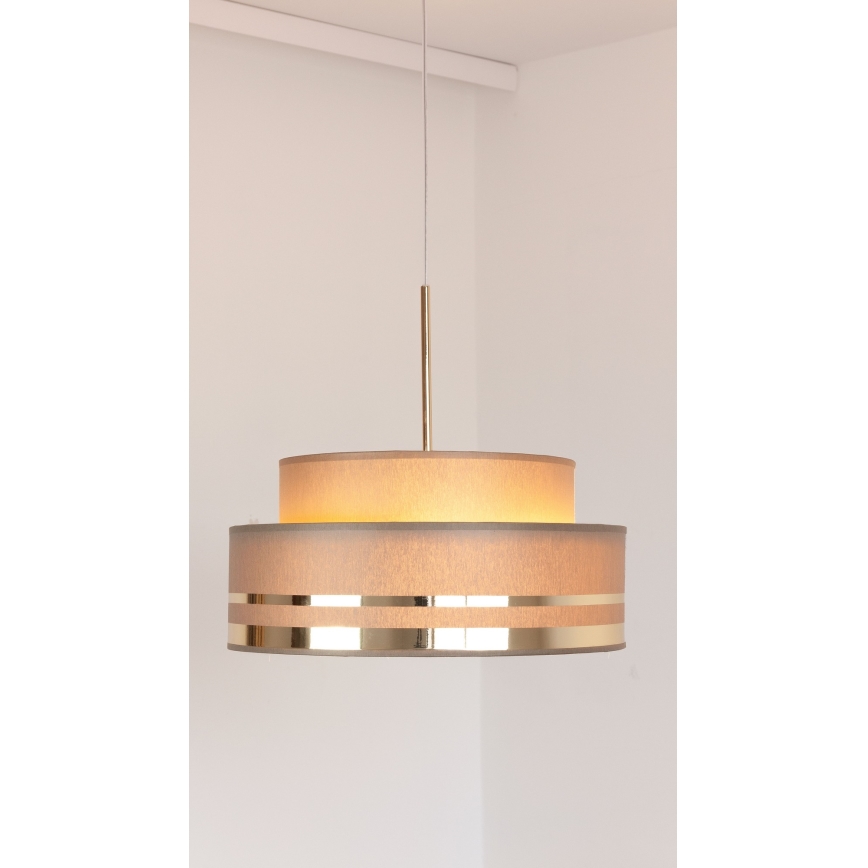 Lühter TAMI 1xE27/60W/230V pruun/kuldne