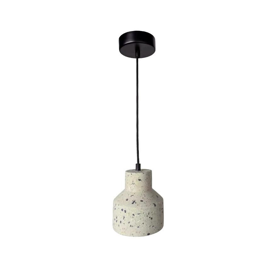 Lühter TERRAZZO 1xE27/60W/230V d. 12 cm kreemikas