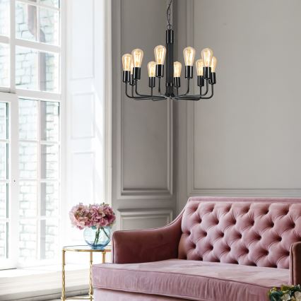 Lühter TIFFANY 10xE27/60W/230V must