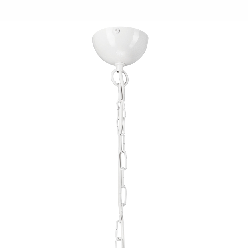 Lühter TIFFANY 10xE27/60W/230V valge
