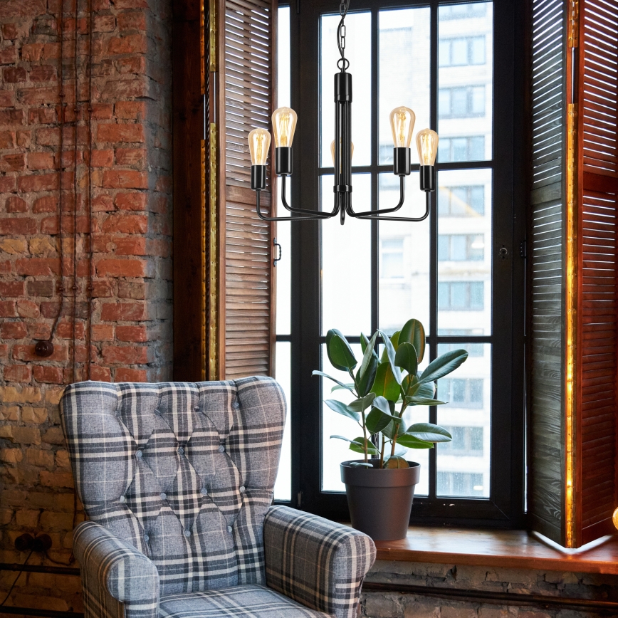 Lühter TIFFANY 5xE27/60W/230V must