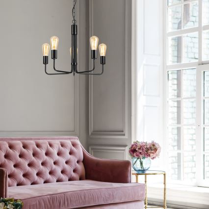 Lühter TIFFANY 5xE27/60W/230V must