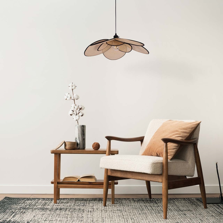Lühter TOBAGO 1xE27/20W/230V d. 60 cm beež