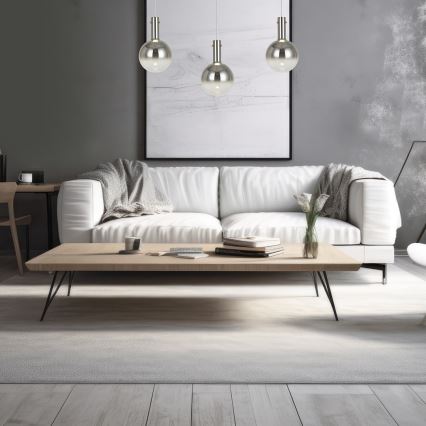 Lühter TORONTO 1xGU10/8W/230V läikiv kroom