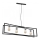 Lühter TUNJA 4xE27/60W/230V must/läikiv kroom