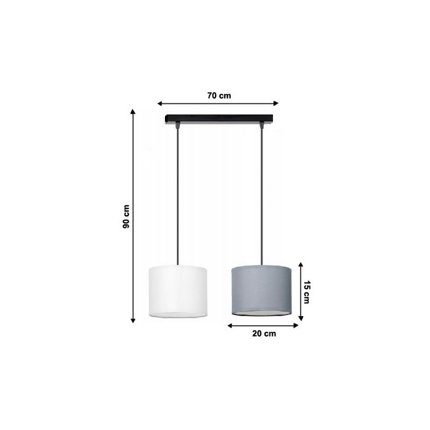 Lühter TUZ 2xE27/60W/230V