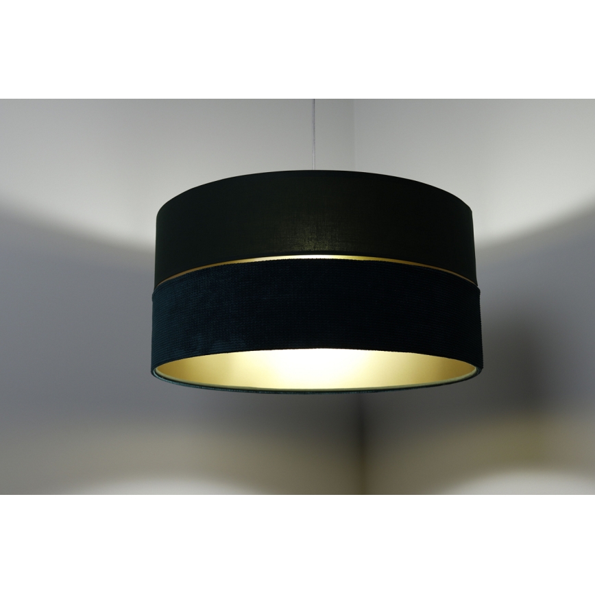 Lühter TWIST 1xE27/60W/230V roheline/kuldne