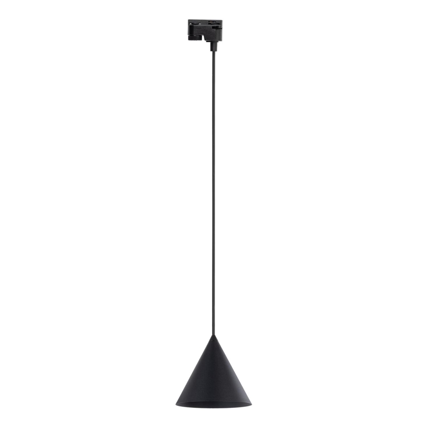 Lühter ühefaasilise rööbassüsteemi jaoks CONO 1xE27/15W/230V must