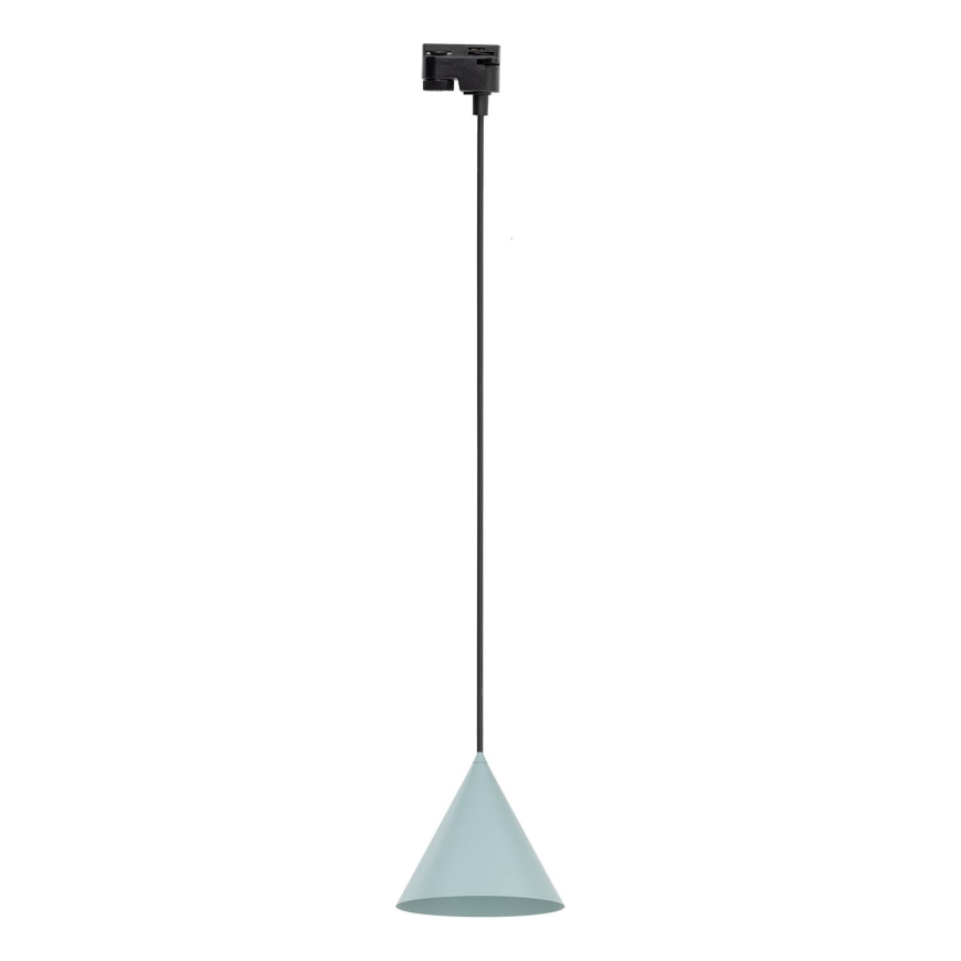 Lühter ühefaasilise rööbassüsteemi jaoks CONO 1xE27/15W/230V must/münt
