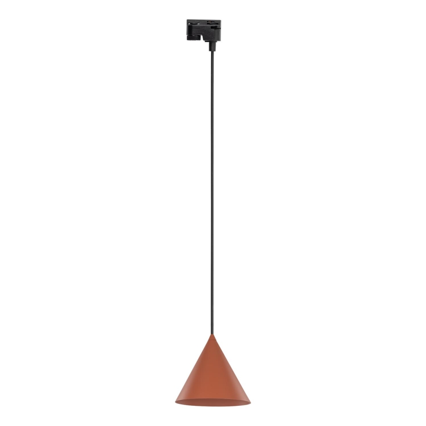 Lühter ühefaasilise rööbassüsteemi jaoks CONO 1xE27/15W/230V must/tellis