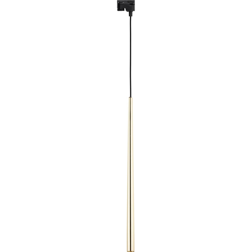Lühter ühefaasilise rööbassüsteemi jaoks PIANO 1xG9/8W/230V kuldne/must