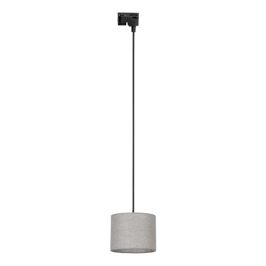 Lühter ühefaasilise rööbassüsteemi jaoks TRACER 1xE27/15W/230V d. 20 cm must/hall