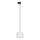 Lühter ühefaasilise rööbassüsteemi jaoks TRACER 1xE27/15W/230V d. 20 cm must/valge