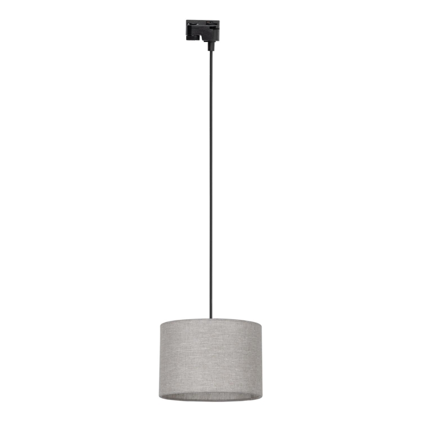 Lühter ühefaasilise rööbassüsteemi jaoks TRACER 1xE27/15W/230V d. 30 cm must/hall