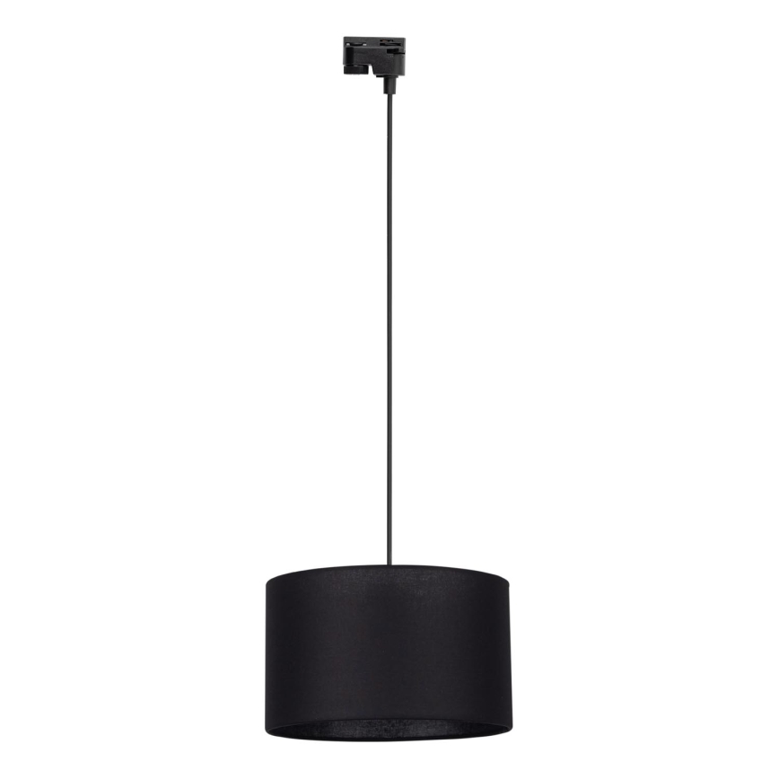 Lühter ühefaasilise rööbassüsteemi jaoks TRACER 1xE27/15W/230V d. 38 cm must