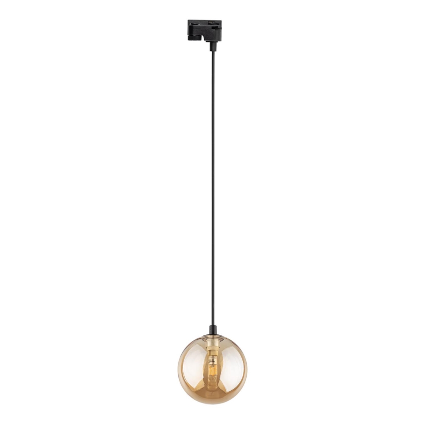Lühter ühefaasilise rööbassüsteemi jaoks TRACER 1xG9/8W/230V must/suitsune pruun