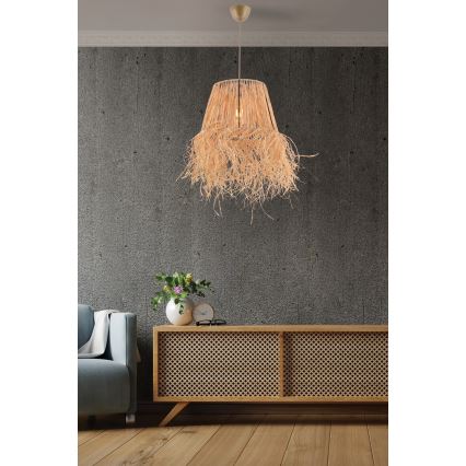 Lühter VALANCE 1xE27/40W/230V pruun