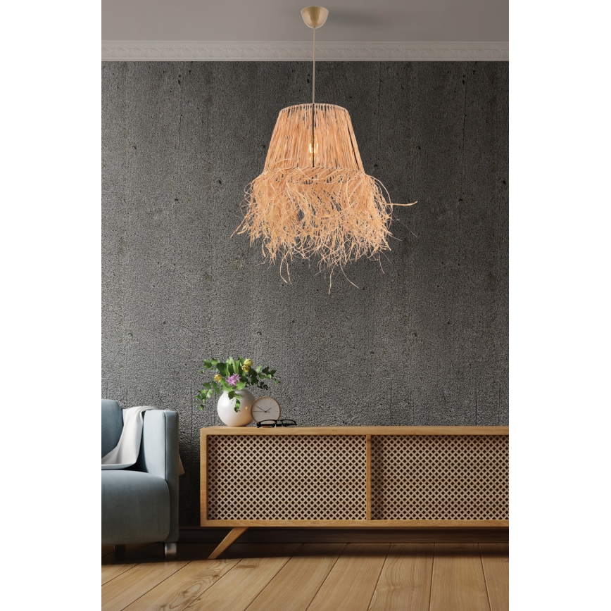 Lühter VALANCE 1xE27/40W/230V pruun