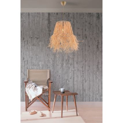 Lühter VALANCE 1xE27/40W/230V pruun