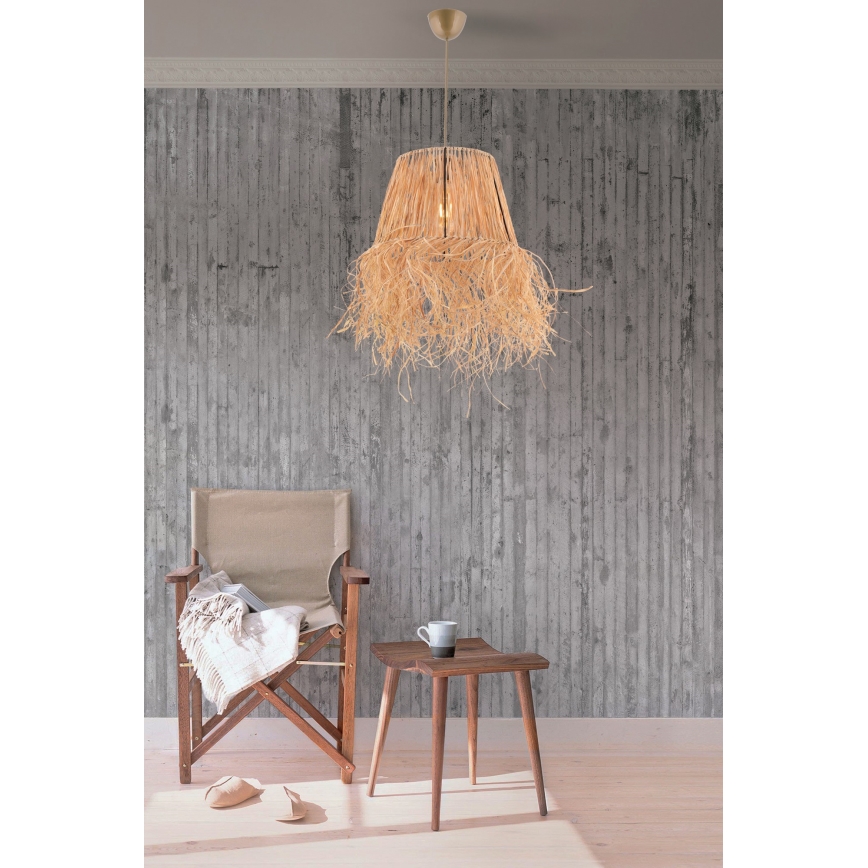 Lühter VALANCE 1xE27/40W/230V pruun