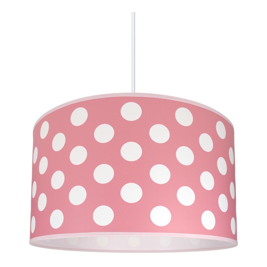 Lühter vannituppa DOTS PINK 1×E27/60W/230V