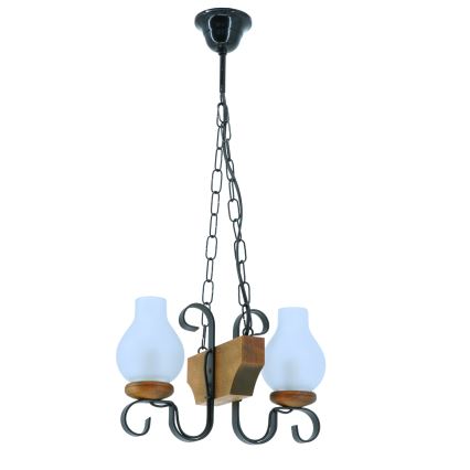 Lühter VELA 2xE14/40W/230V pöök - FSC sertifitseeritud