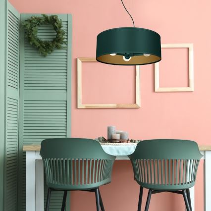 Lühter VERDE 3xE27/60W/230V roheline