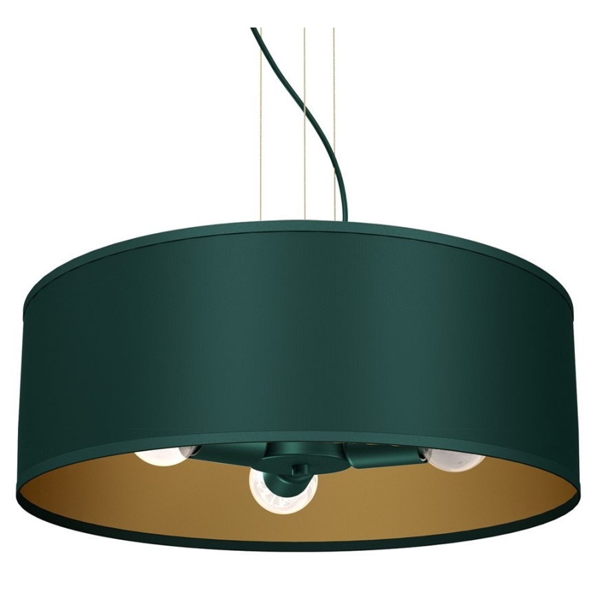 Lühter VERDE 3xE27/60W/230V roheline