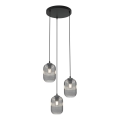 Lühter VERDI 3xE27/15W/230V d. 30 cm must/hall