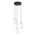 Lühter VERDI 3xE27/15W/230V d. 30 cm must/valge