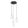 Lühter VERDI 3xE27/15W/230V d. 30 cm must/valge