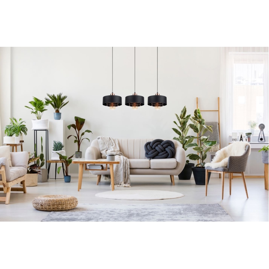 Lühter VEST 3xE27/60W/230V