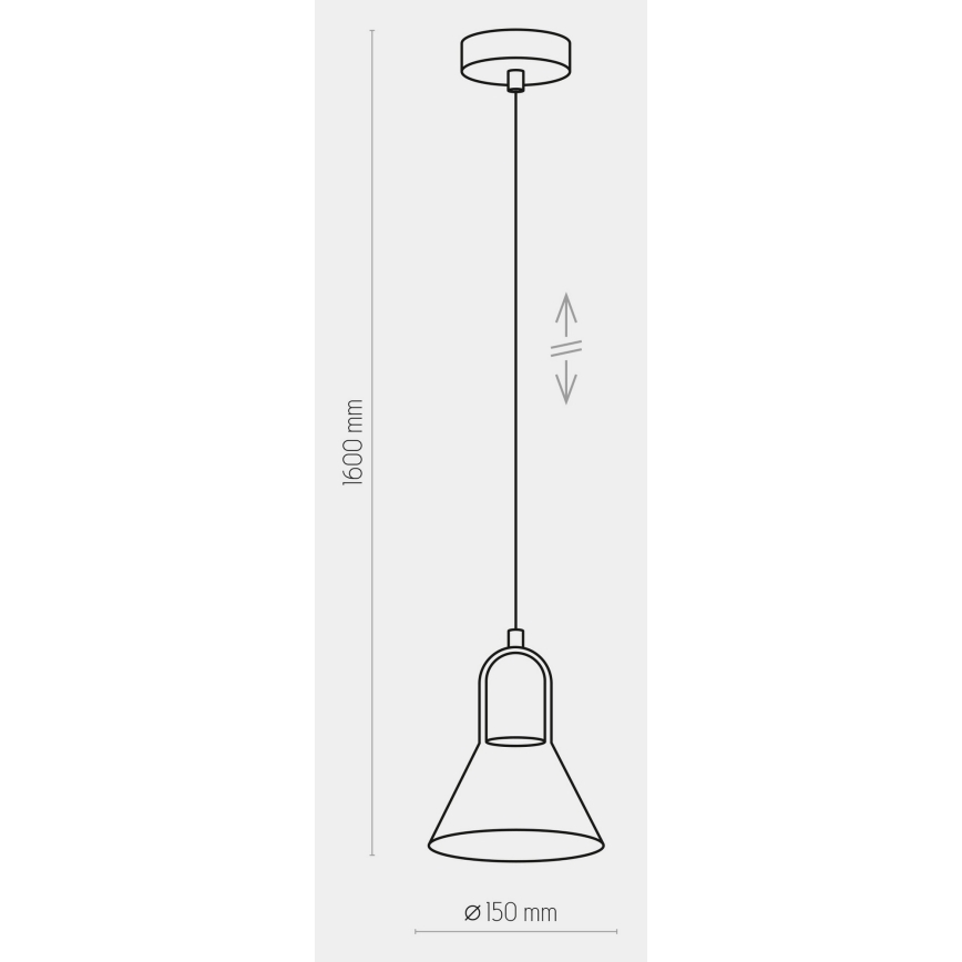 Lühter VICHY 1xGU10/10W/230V