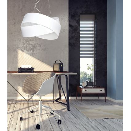 Lühter VIENO 3xE27/15W/230V valge