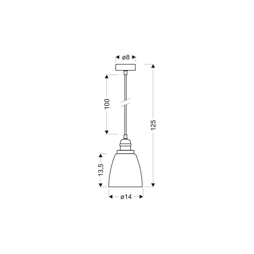 Lühter VOICE 1xE27/40W/230V
