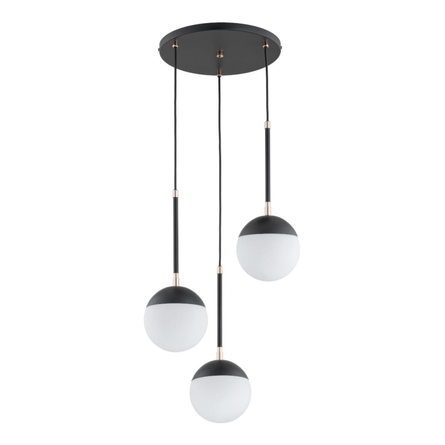 Lühter VOLDA 3xE14/10W/230V d. 44 cm must