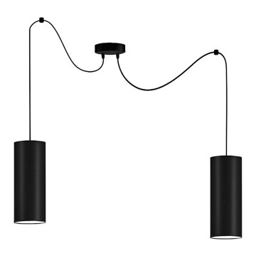 Lühter ZIK 2xE27/40W/230V ämblik must