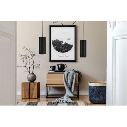 Lühter ZIK 2xE27/40W/230V ämblik must