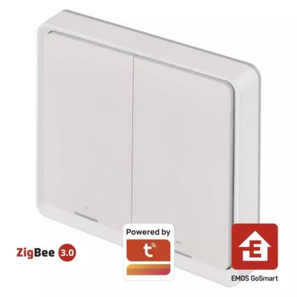 Lüliti 2-nupu GoSmart 1xCR2430 Tuya valge