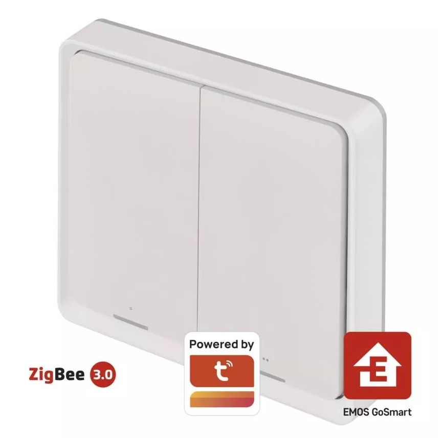 Lüliti 2-nupu GoSmart 1xCR2430 Tuya valge
