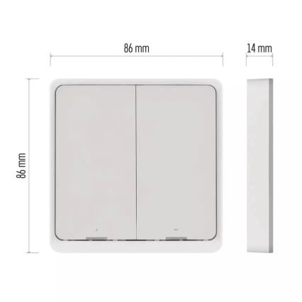 Lüliti 2-nupu GoSmart 1xCR2430 Tuya valge