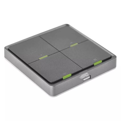 Lüliti 4-nupuga GoSmart 1xCR2430 Tuya must