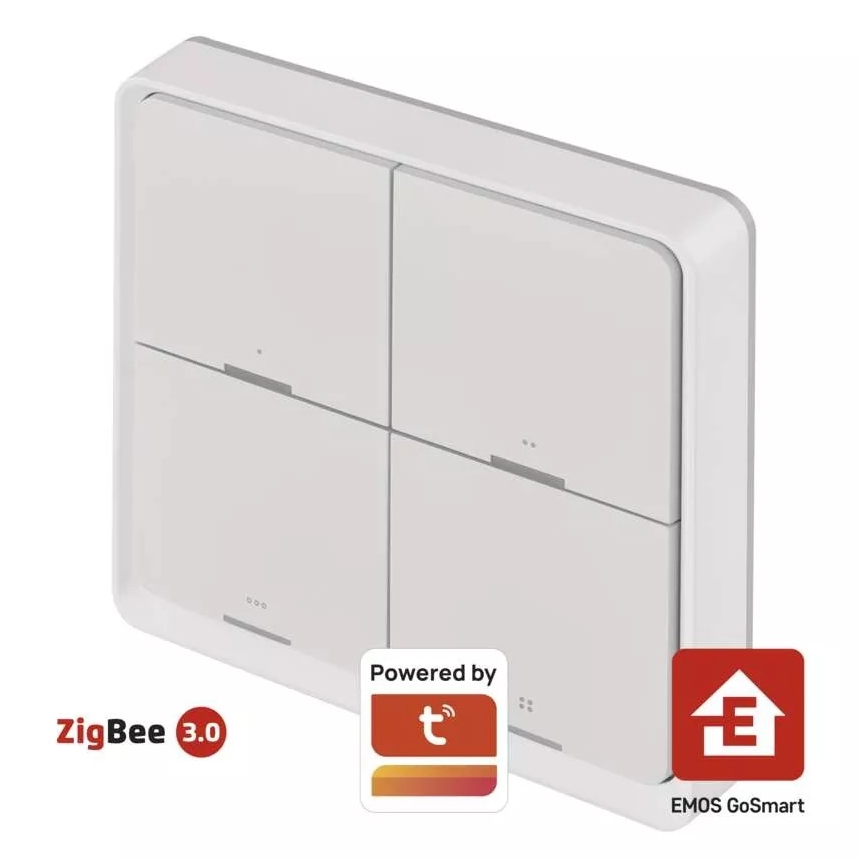 Lüliti 4-nupuga GoSmart 1xCR2430 Tuya valge