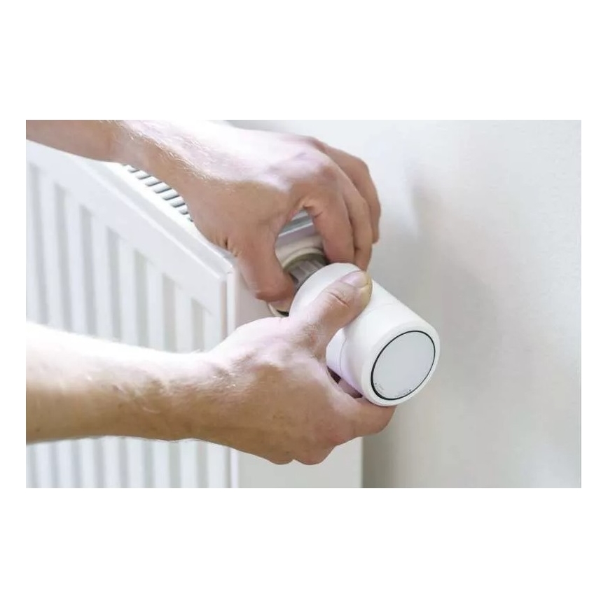 Nutikas termostaatpea LCD ekraaniga GoSmart M30x1,5 2xAA/1,5V Tuya
