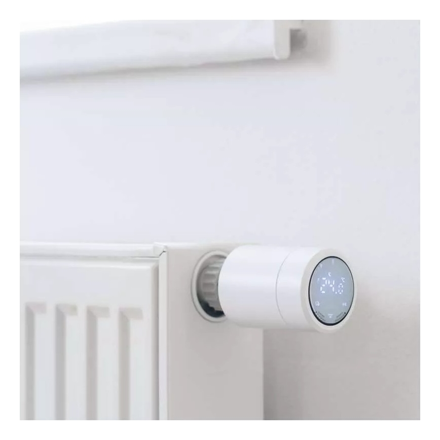 Nutikas termostaatpea LCD ekraaniga GoSmart M30x1,5 2xAA/1,5V Tuya