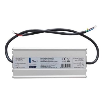 Lülitus toiteallikas LED ribadele 100W/12V IP67